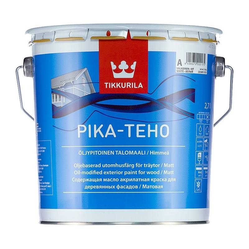 Краска акриловая для фасадов и цоколей Tikkurila Facade Silicon база VVA 9 л